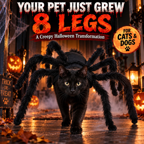 Pet spider costume halloween - pet,