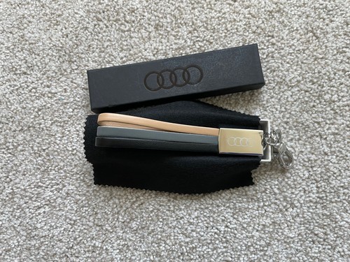 Nib audi leather keyring for - nib~,