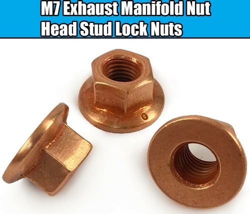 50x exhaust manifold nuts - 50x, m7