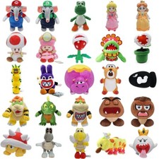 Anime Super Mario Bros Wonder Plush Stuffed Doll Toys Kids Birthday Xmas Gifts
