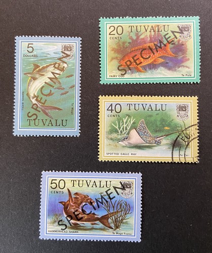 Tuvalu stamps 1979 fish defs - tuvalu,