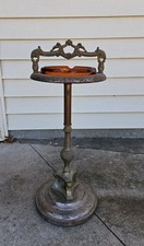 Antique Brass Standing Ash