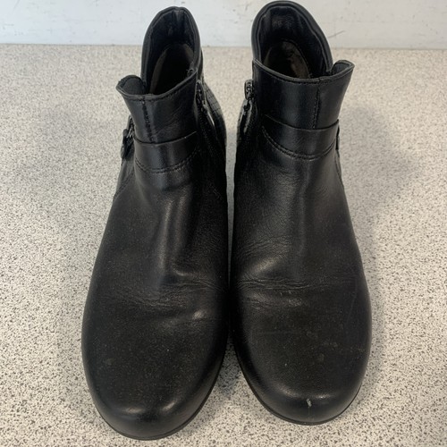 Pavers black leather mix - pavers, ankle