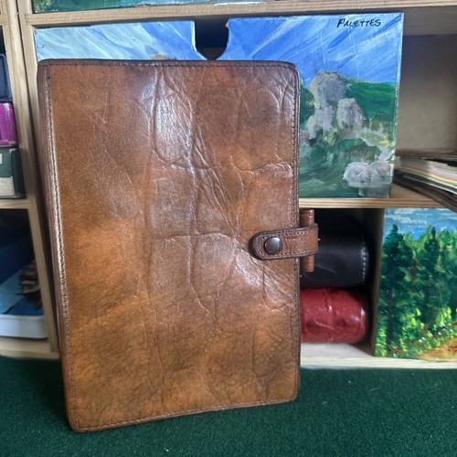 Vintage brown 1980 - 1980’s, filofax