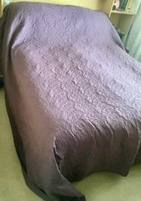 Dunelm Plum Bedspread, 104” x 104”…….Superb!….