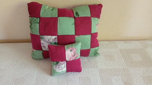 Red green small - green, handmade