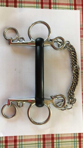 Shires rubber mouth pelham - shires, 4