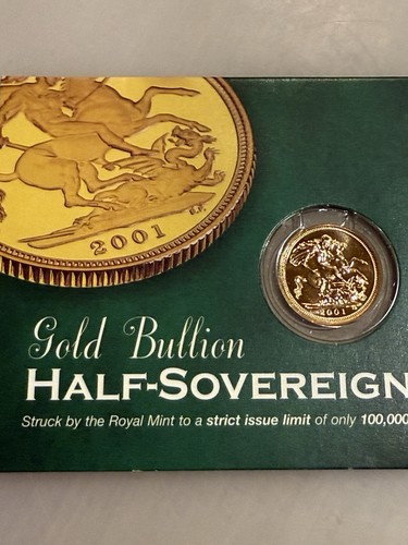 2001 gold bullion half - 2001,