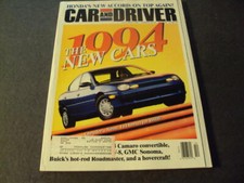 Car And Driver Oct 1993 Buick