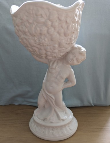 Italian porcelain cherub - italian,