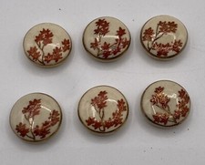 SET 6 VINTAGE JAPANESE SATSUMA