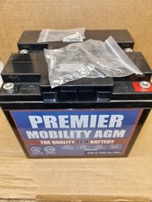 2 x   12V 22-20 ah (Can also Replace 17ah & 18 ah  MOBILITY SCOOTER BATTERIES .