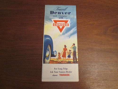 Vintage 1956 conoco - 1956, map