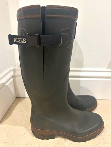 Aigle knee high rubber wellies - aigle,