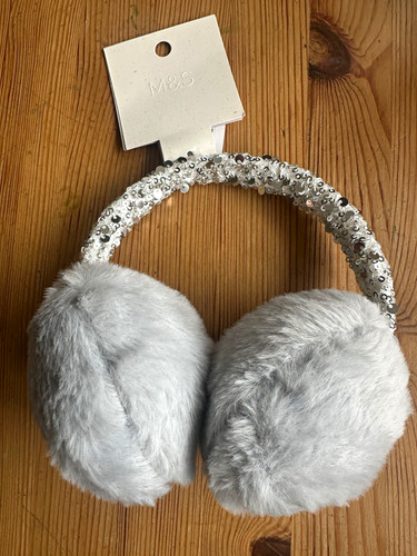 Girls padded silver - silver, sequin