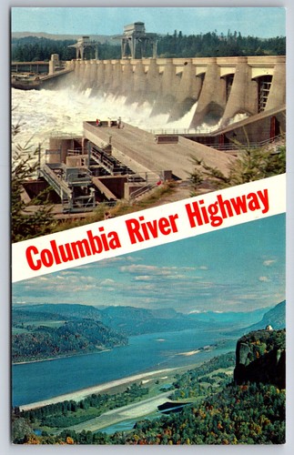 Postcard bonneville dam - postcard,