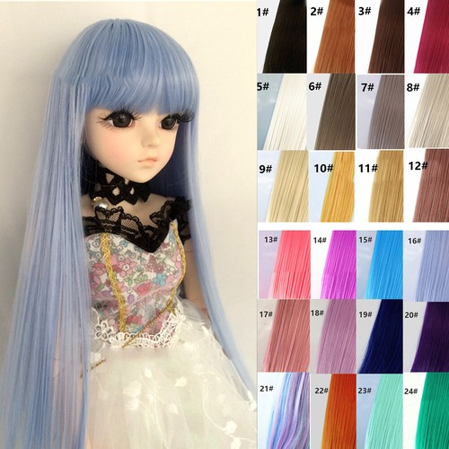 Dolls wigs straight long - straight,