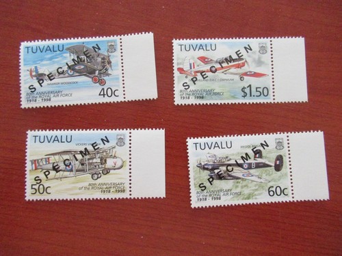 Tuvalu set with specimen - tuvalu,