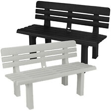 2 Seater Plastic Garden Bench