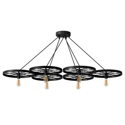 Vintage wheel pendant light - vintage,