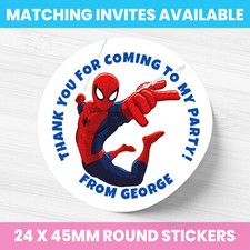 SPIDERMAN SWEET CONE STICKERS