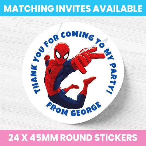Spiderman sweet cone stickers - sweet,