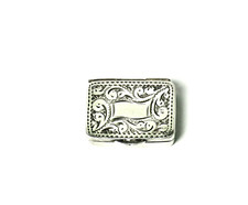 Antique sterling silver patch - antique,