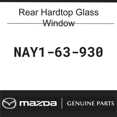 Mazda genuine nay1 - genuine, nay1-63-930