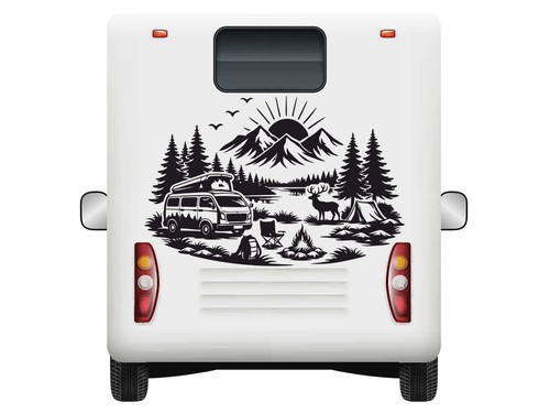 Mountains deer car wall - deer,