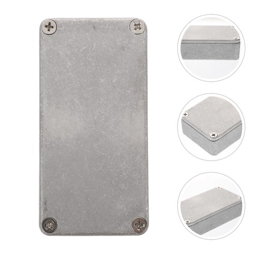 1pc aluminum stomp box - aluminum, case