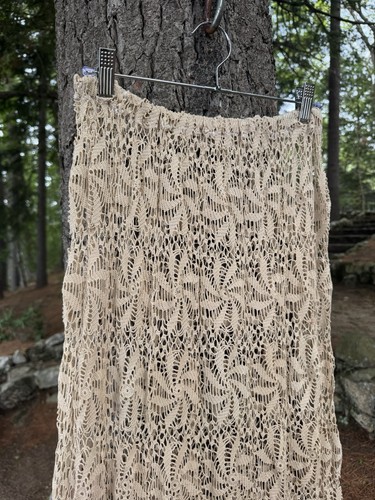 Antique pinwheel crochet skirt - pinwheel,