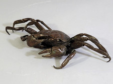 Japanese Antique bronze crab