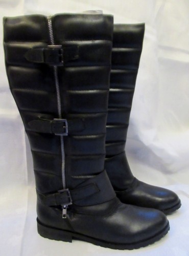 Black leather biker - leather, style