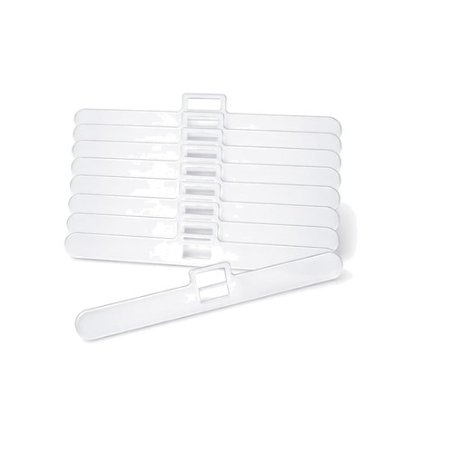White plastic vertical - white,