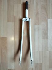 VINTAGE STEEL 1" THREADED STEERER 27/700 RETRO ROAD BIKE FORK BLADES