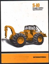1979 International "S-10" Grapple Skidder Brochure Leaflet