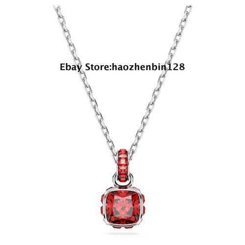 New birthstone pendant - pendant, square