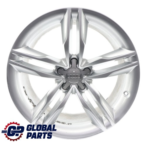 Audi silver wheel alloy - audi,