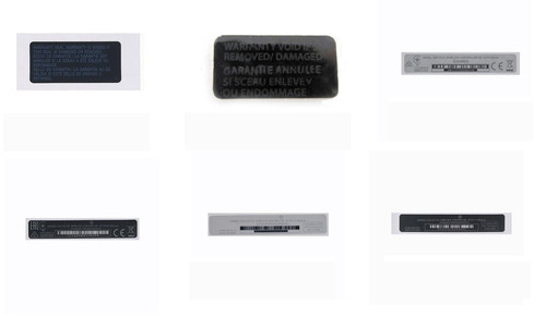 Playstation warranty stickers - playstation,