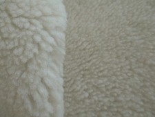 Beige -Part REAL SHEEPSKIN