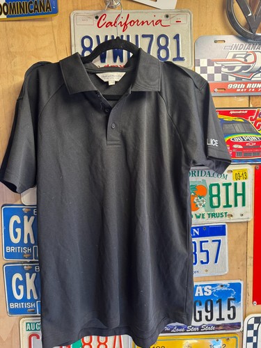 Police black polo shirt - ⭐ex,