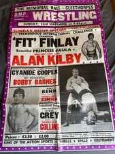 British Wrestling Poster 1984