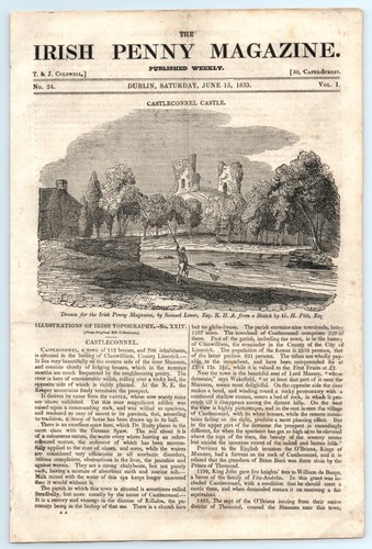 1833 irish penny magazine - 1833,