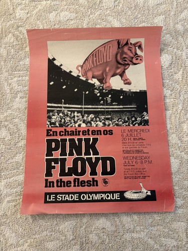 Pink floyd 1977 concert poster - floyd,