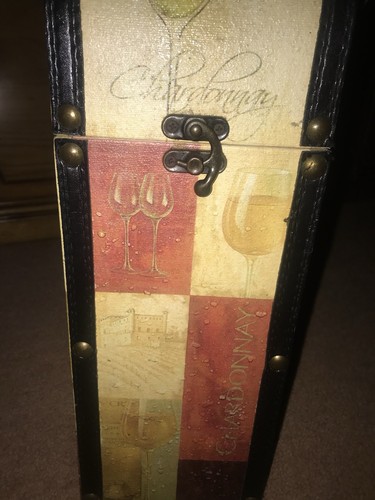 Vintage wooden chardonnay wine - wooden,