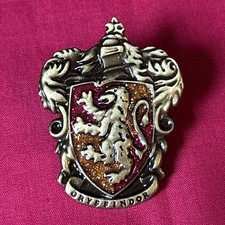 Gryffindor Harry Potter Pin Brooch Hogwarts Badge Enamel Jewelry Metal Gift