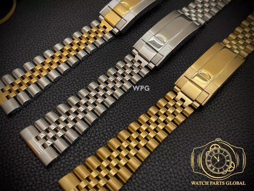 New 20mm jubilee - new, gold
