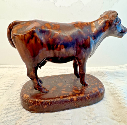 Antique treacle glazed pottery - antique,