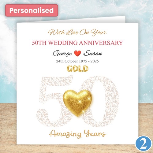 Personalised 50th wedding - personalised,