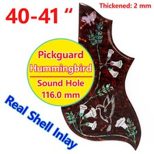 For Gibson Hummingbird Guitar Pickguard with Abalone Inlay Scratch Plate 40-41"